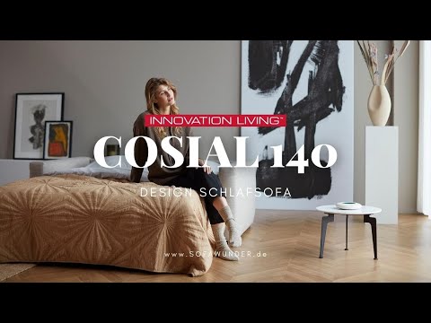 Innovation® COSIAL 140 Schlafsofa - Großes Loungesofa | Sofawunder.de