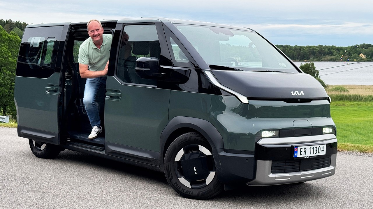 Test av Kia PV5 personbil: Et billig romskip