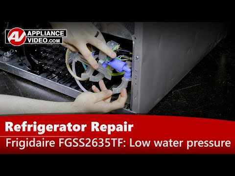 Refrigerator Repair - Dispenser Not Receiving Water - Water Inlet Valve