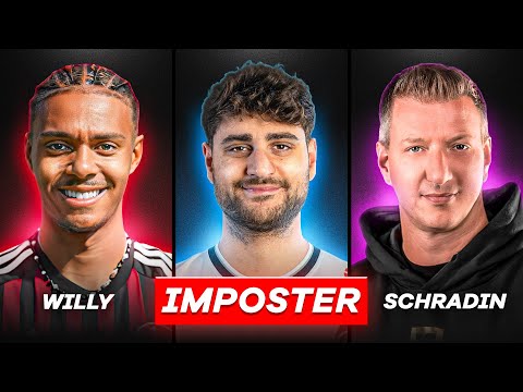 STREAMER vs IMPOSTER!🧐😂 mit Eli, Schradin, Sidney, Willy & Eldos