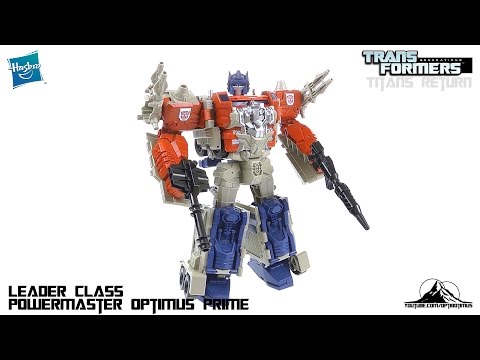 Transformers Titans Return Leader Class POWERMASTER OPTIMUS PRIME Video Review