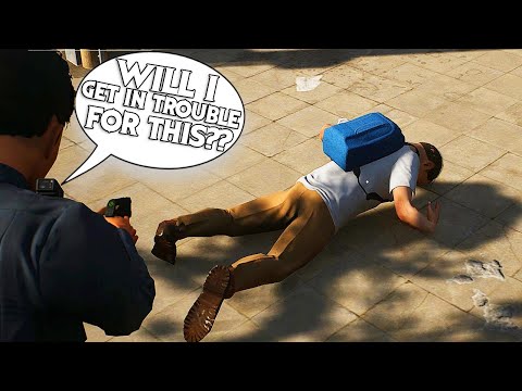 I BREAK HUMAN RIGHTS LAWS AS A COP - Police Simulator Funny Moments