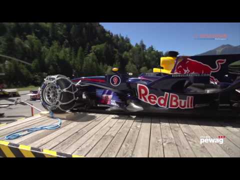 F1Showrun on Snow - pewag Lifting Produkte im Einsatz