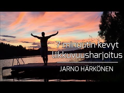 Liikkuvuusharjoittelu: Kehon herättelyä mökkilaiturilla