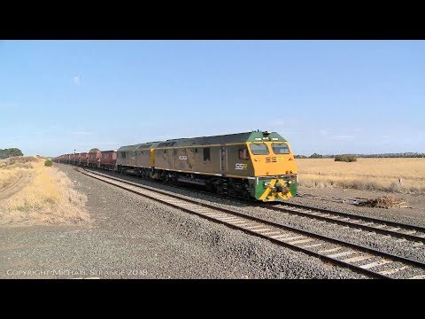 RL Class Locomotives & SSR Grain Train - PoathTV Australian Railways