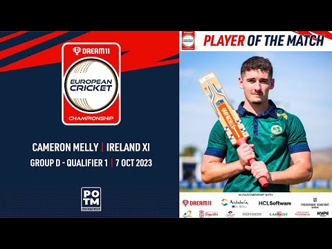 POTM: C.Melly - IRE-XI vs HUN | Highlights | Dream11 ECC23 | 7 Oct 2023 | ECC23.054