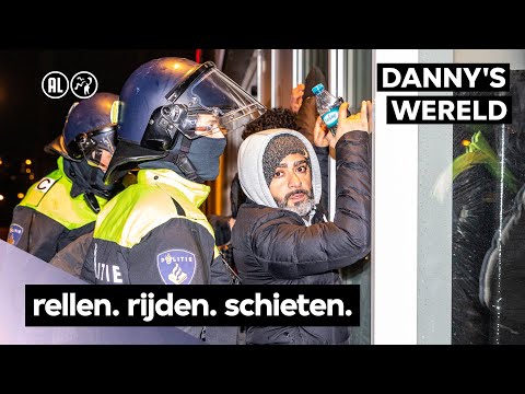 Danny Ghosen volgt Joey Bremer tijdens rellen in Rotterdam