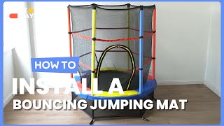 How to Install the Kids Recreational Trampoline Bouncing Jumping Mat | TW10052 #costway #howto