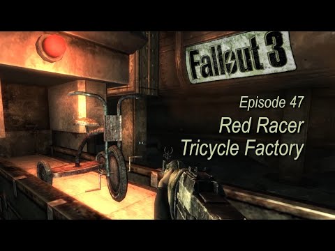 FALLOUT 3 ep47 Red Racer Tricycle Factory (Nuka Clear, icegang, Goalie Ledoux) PC