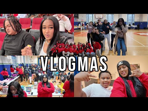 NBA GAME  WITH MY LIL BROTHER+ I GOT TOO SICK+ BERNICE BURGOS CHRISTMAS TOY DRIVE IN NYC ! | VLOGMAS