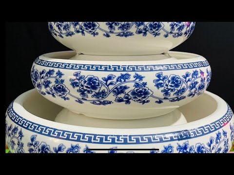 Giao lưu bộ chậu tròn chân thấp. Bonsai handmade Quang Định.