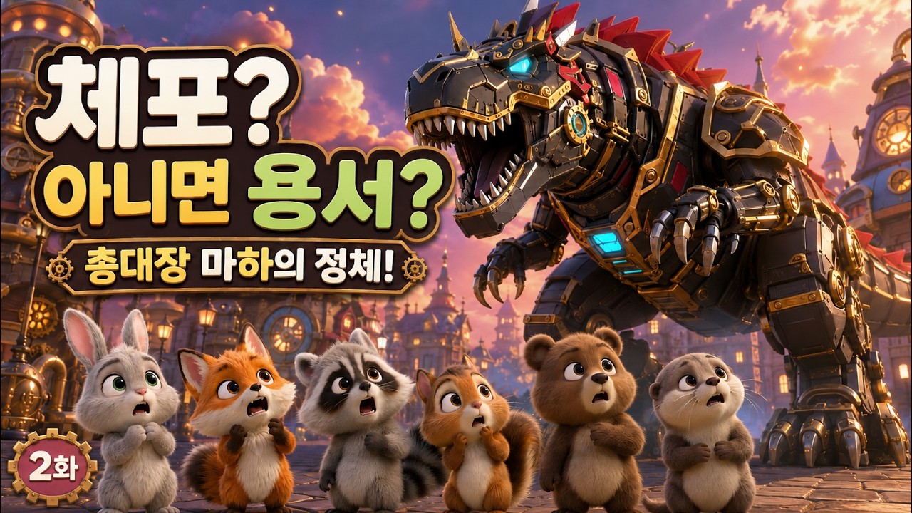 도란도란 숲속마을 로봇마을의 비밀 2화 장난감의 반란 시작되었어요 YouTube 영상 썸네일