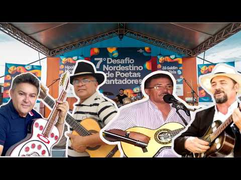 Desafio Nordestino de Cantadores: Valdir Teles vs Hipólito Moura, Zé Viola vs Zé Galdino.