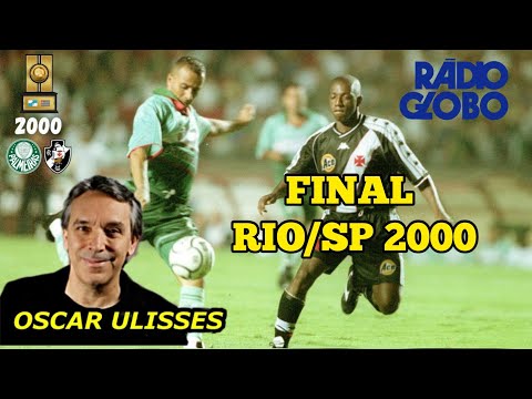 OSCAR ULISSES Palmeiras 4x0 Vasco Final Rio/SP 2000
