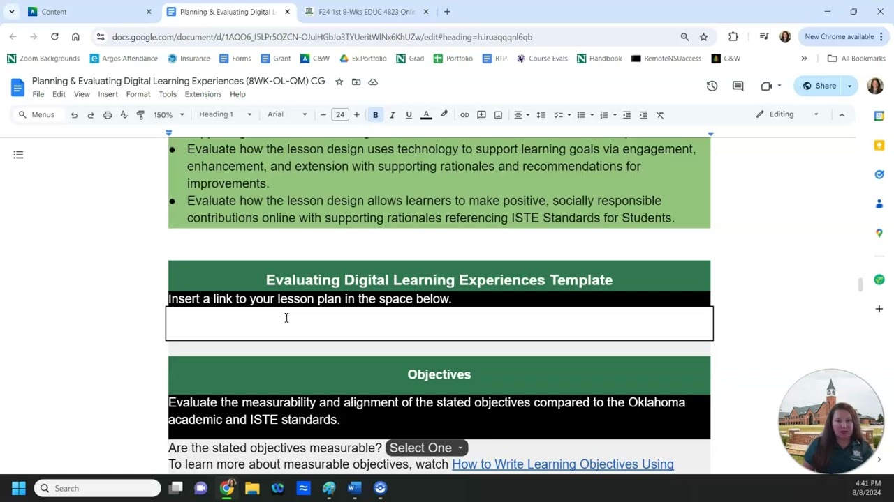 Module 6 Designing Digital Learning Experiences