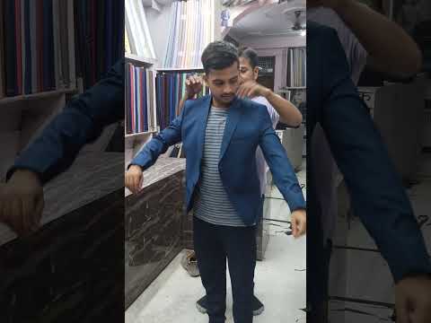 #shots #videos blue blazer stitching silai fabric Rahim tailors