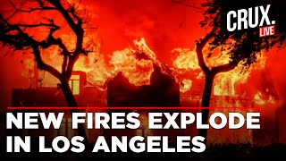 California Wildfire Live | Los Angeles Fire | Thousands Under Evacuation Orders As New Blazes Erupt