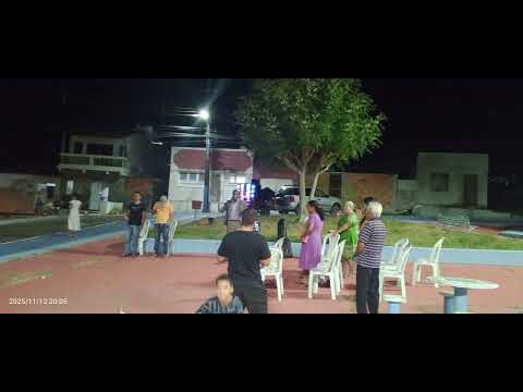 Culto na praça da cidade  Telha Sergipe 