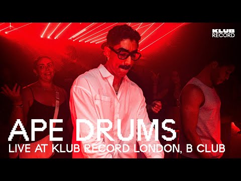 APE DRUMS LIVE AT KLUB RECORD LONDON (B CLUB)
