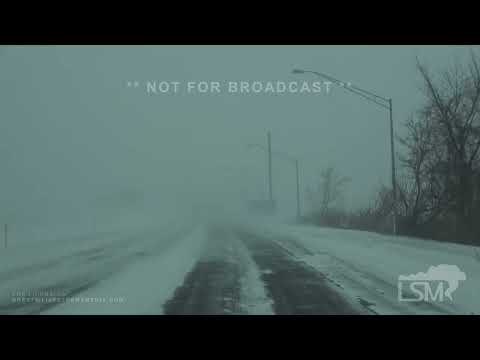 12-23-2022 Erie County, PA - Blizzard Warning, Pine Tree on House, Whiteout conditions, I-90 Closed