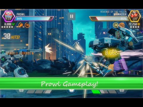 Prowl Gameplay! Transformers : Forged to Fight | Prowl R4 5* S5 F20