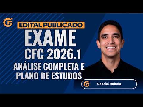 EXAME DE SUFICIÊNCIA CRC 2026.1: ANÁLISE DE EDITAL + PLANO DE ESTUDOS GRATUITO