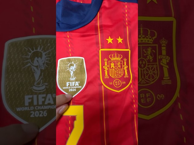 Vídeo relacionado con Camiseta Personalizada España Campeones Mundial 2026 - Selección Española