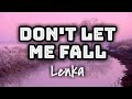 Lenka - Don't Let Me Fall (Lyrics Video) 🎤