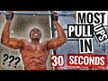 Pull ups in 30 seconds l Pull up CHALLENGE | Snow Day