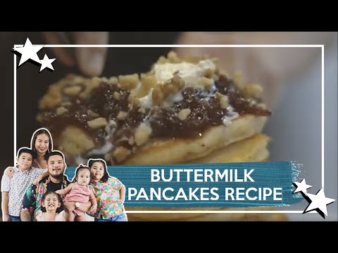 BUTTERMILK PANCAKES AND GRAM JAM RECIPE | Taste Australia | The Muhlach Bunch