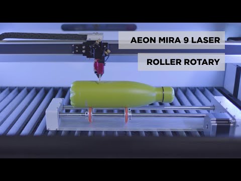 Aeon Mira 9 CO2 Laser Roller Rotary Demo