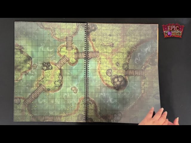 Vídeo relacionado con Epic Forge-Tablero de Mapas de Batalla : Heroic Fantasy Edition (297x218 mm)