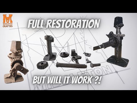 RESTORATION Old Vintage Jack 100+ years old !!!! SJ660 Spiral Jack