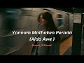 Yannam Mathaken Perada ඇයිද ආවේ SANTHUR Ft Sachini Ranawaka Reverb Slowed