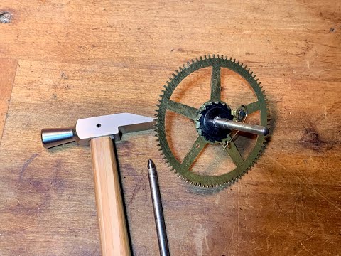 Clock Repair - Tightening Loose Main Wheel