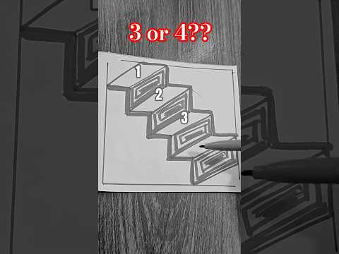 3 or 4?? #art #drawing #easy #satisfying #count