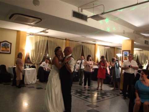 BALLO SPOSA CON PAPA' DIVERTENTE CANTANTE MATRIMONIO RISTORANTE A CA' DEL ZEP COGLIATE MONZA BRIANZA