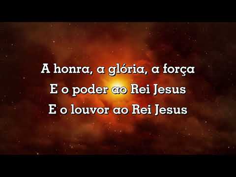Aline Barros - A Honra A Glória E O Poder Ao Rei Jesus (Lyrics e para ministração)
