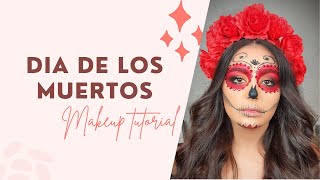 Halloween makeup tutorial | Dia de los muertos