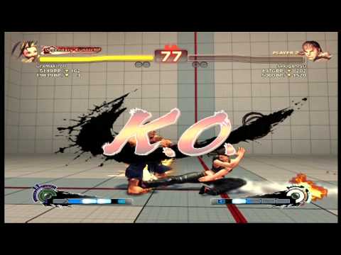 SSF4 AE 2012 Ranked: uramakiroll (Ibuki) vs sekiganryu (Ryu)