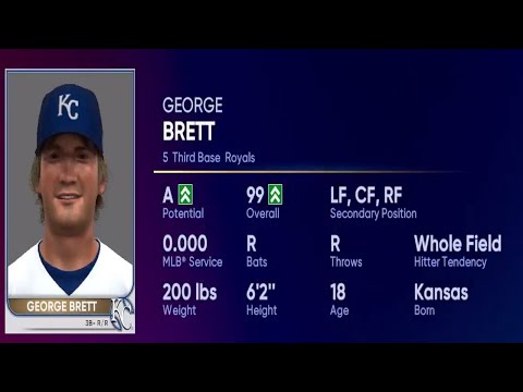 How To Create George Brett MLB The Show 22