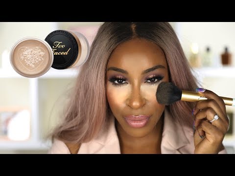 Does it Give Flashback Tho?! Too Faced Born This Way Setting Powder | Jackie Aina