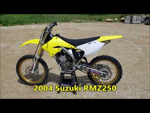 2004 Suzuki RMZ250 Running