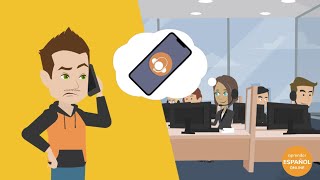 Conversaciones por teléfono en español. Pedir comida, una cita y dar indicaciones.