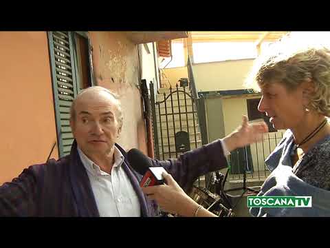 2017-10-25 PRATO - A FUOCO MOBILI IN ATTESA DI RITIRO RIFIUTI, DUE FERITI