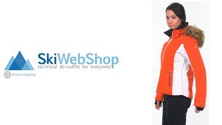 Luhta, Bernilla, giacca sci slim fit, da donna, bianco ottico Luhta, Bernilla, giacca sci slim fit, da donna, bianco ottico