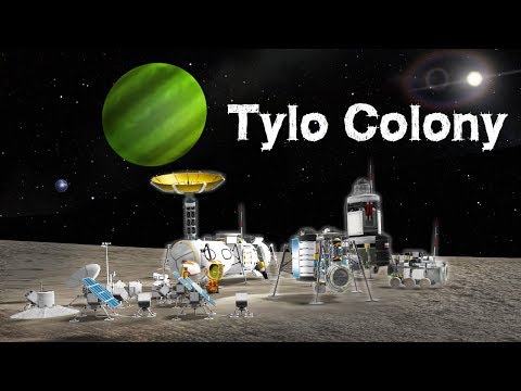 Building a base on Tylo...the hardest place to colonise!  - KSP