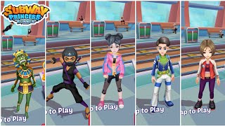 Download lagu Subway Princess Runner - Ninja, Lucy, Farnk, Darcy, Clown - new gameplay mp3