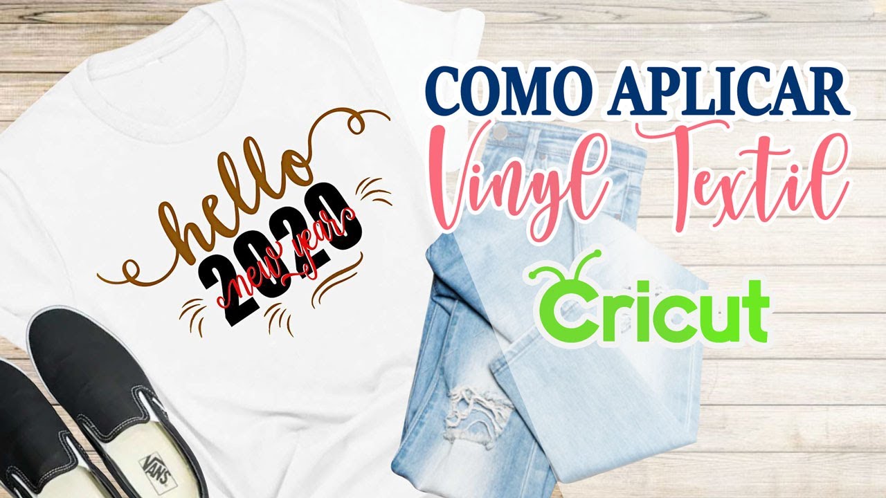 Como Aplicar Vinyl Textil en Playeras - Cricut | Estampado con HTV-Iron On en Playeras y Textiles.