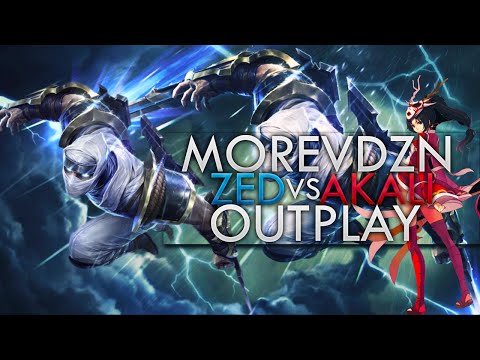 Zed SMURF - Zed vs Akali Outplay (Mindgame)